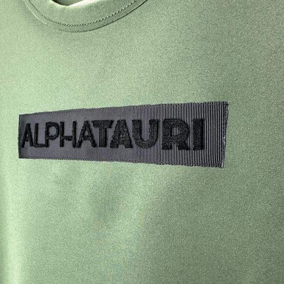 Alphatauri Olive Green Round Neck Long Sleeve Sweatshirt S - Picture 5 of 16